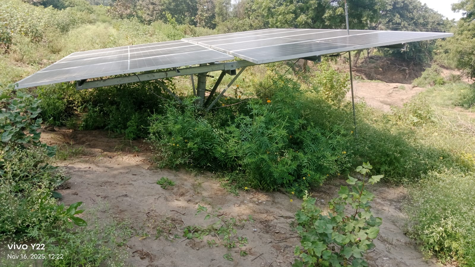 शेतकर्यानी सोल्लर पंपाच्या भरोशावर गहु हारभरा टाकला आणि सोल्लर पडले बंद. शेतकरी चिंतेत.