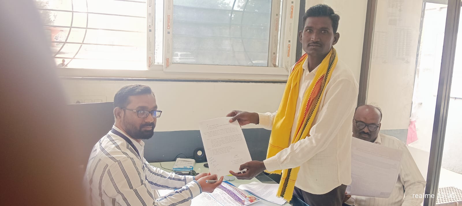 सामाजिक कार्यकर्ते सोनबा वानोळे किनवट येथील एकात्मिक आदिवासी विकास प्रकल्प कार्यालयाच्या प्रांगणात आमरण उपोषणाला बसणार.