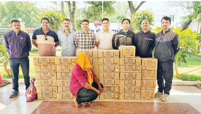 उमरखेड तालुक्यातील ब्राह्मणगाव येथे पकडली दीड लाखाची दारु दोघांच्या आवळल्या मुस्क्या, एलसीबी पथकाची मोठी कारवाई