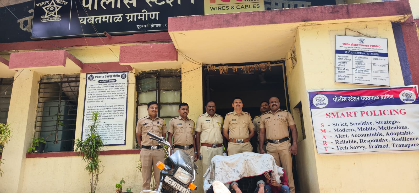 यवतमाळ ग्रामीण पोलीस स्टेशनची मोठी कारवाई.तीन आरोपींना ठोकल्या बेड्या.